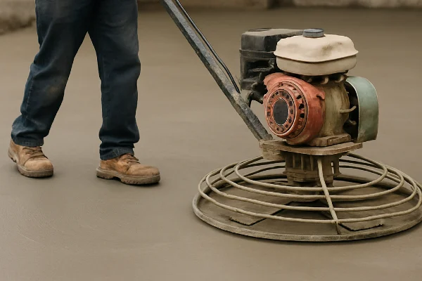 a concrete worker using a machine to finish a concrete foundation from Concrete Contractor Hutto in Georgetown, TX - Georgetown TX a concrete worker using a machine to finish a concrete foundation from Concrete Contractor Hutto in Georgetown, TX - Georgetown TX