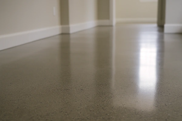 a finished concrete floor in a house from Concrete Contractor Hutto in Hutto, TX  